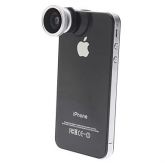 Lente Olho de Peixe 180Graus para iPhone 4, iPhone 5 e Novo